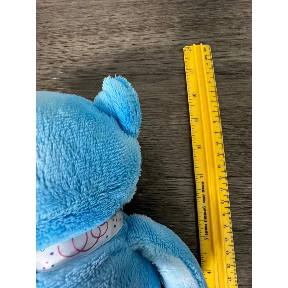 Ganz Plush Teddy Bear #1 Grad Blue Stuffed Animal Toy‎ with Ribbon